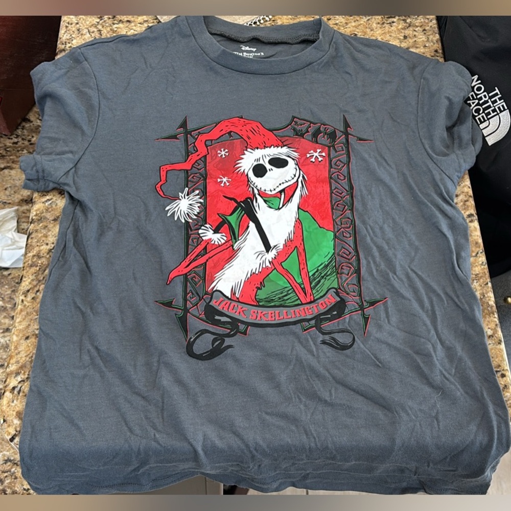 Disney Nightmare Before Christmas Gray T-Shirt